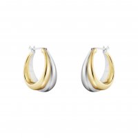Georg Jensen - Curve, Sterling Silver Earrings - 10018101