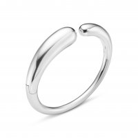 Georg Jensen - MERCY, Sterling Silver - HINGED BANGLE, Size SM