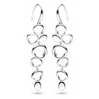 Kit Heath - Silver Coast Shore Sandblast Drop Earrings 60049SB022