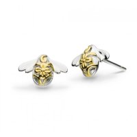 Kit Heath - Bumblebee, Sterling Silver Stud Earrings 40339GD020