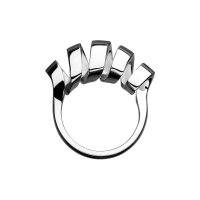Links of London - Entwine Cocktail, Sterling Silver Ring, Size J.5
