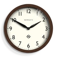 Newgate - Wimbledon, Solid Wood White Face Clock