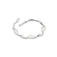 Kit Heath - NW Blossom Eden, Sterling Silver Leaf Link