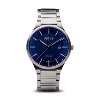 Bering - Solar, Titanium Blue Face 15239-777