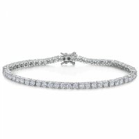 Jools - Cubic Zirconia Set, Sterling Silver Bracelet kpb048