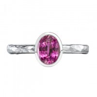 Dower and Hall - Twinkle, pink sapphire Set, Sterling Silver - - Ring