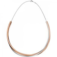 Calvin Klein - Ladies , Stainless Steel With Rose Gold Necklace