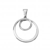 Tianguis Jackson - Sterling Silver 2 Open Circles Pendant