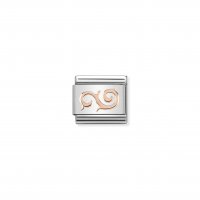 Nomination - Composable Classic Symbols Stainless Steel and Gold 9ct. (21, Swirl)
