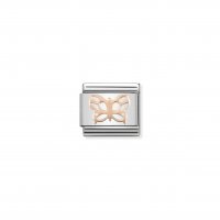 Nomination - Composable Classic Symbols Stainless Steel and Gold 9ct. (09, Butterfly)