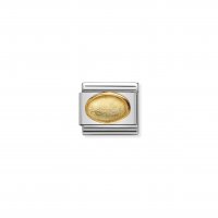 Nomination - Composable Classic Stones Double in Stainless Steel With 18ct. Gold (02, Yellow Gold)