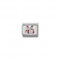 Nomination - Composable Classic Christmas in Stainless Steel, Enamel and arg. 925 (06, Red Gift Box)