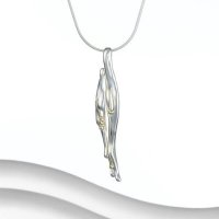 Banyan - Silver Flowing Pendant Necklace