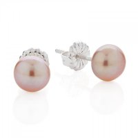 Claudia Bradby - Button, Pearl Set, Sterling Silver - - Earrings CBES0003P