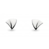 Kit Heath - Twine Thorn Wedge, Sterling Silver Stud Earrings