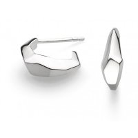 Kit Heath - Silver Coast Rokk Hoop Earrings