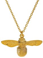 Alex Monroe - Bee, Gold Plate Baby Bee Necklace BBN1-GP
