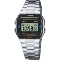 Casio - Stainless Steel - Digital Watch, Size 36.8x 3.0x9.1mm A163WA-1QES