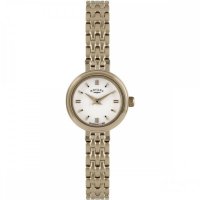 Rotary - Rose Gold Plated Round Face Bracelet Watch - LB02088-0