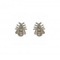 Alex Monroe - Bee, Sterling Silver Bee Stud Earrings - MGE14-S