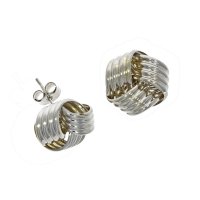 Guest and Philips - White Gold 9ct Knot Earrings - 10-06-206