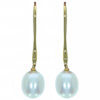 Guest and Philips - Pearl Set, Yellow Gold - - Drop earrings - 03-17-161