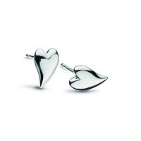 Kit Heath - Desire, Sterling Silver Heart Earrings 40BK028