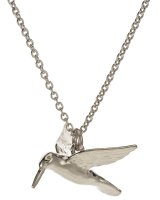 Alex Monroe - Sterling Silver Hummingbird Necklace SUN5-S