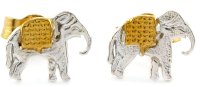 Alex Monroe - Elephant, Sterling Silver Stud Earrings AM2004E-MIX