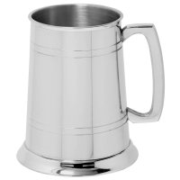 English Pewter Company - Beer Mug, Pewter - Tankard, Size 1 Pint EP001 EP001
