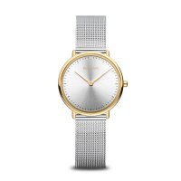 Bering - Classic, Stainless Steel - Yellow Gold Plated - Quartz Watch, Size 29mm 15729-010 15729-010