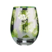 Guest and Philips - Tropical Leaves, Glass/Crystal 2 DOF Tumblers ART30106