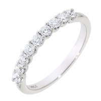 Guest and Philips - D 0.50ct Set, Platinum - 9st V Collett Eternity Ring 12700G33