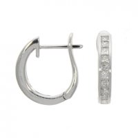 Guest and Philips - Diamond 0.60ct Gsi Set, White Gold - - 18ct Hoop Earrings - 03-01-742