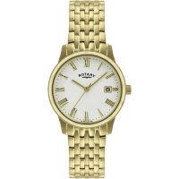 Rotary - Yellow Gold Plated Quartz Watch 43mm