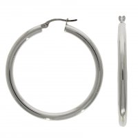 Guest and Philips - White Gold 9ct Hoops