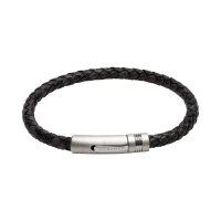 Unique - Leather Bracelet - B442ABL-21CM