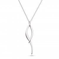 Kit Heath - Entwine, Rhodium Plated - - Twine Twist Necklace, Size 18 90223RP028 90223RP028 90223RP028 90223RP028 90223RP028