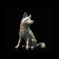 Richard Cooper - Bronze Fox Sitting Ornament 976 - 976