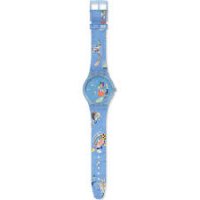 Swatch - Blue Sky by Vassily Kandinsky, Plastic/Silicone - Quartz Watch, Size 41mm SUOZ342