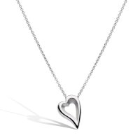 Kit Heath - Desire Love Story Heart Sterling Silver Necklace 90521SRP