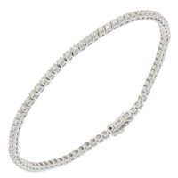 Guest and Philips - Diamond Set, Platinum - 1ct 77st HI I1 Line Bracelet PLBRDI81260