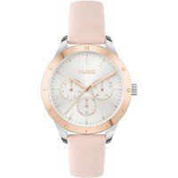 Hugo - #Friend, Rose Gold Plated - Stainless Steel - Quartz Watch, Size 38cm 1540117