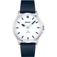 Hugo - #first, Stainless Steel - Leather - Quartz Watch, Size 43cm 1530245