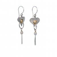 Banyan - Sterling Silver Heart Drop Earring EA0425-00