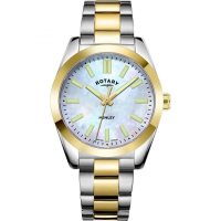 Rotary - Henley, Yellow Gold Plated - Stainless Steel - Quartz Watch, Size 30mm LB05281-41