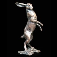 Richard Cooper - Small Hare Standing, Bronze Ornament 833 833