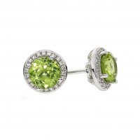 Guest and Philips - Per 0.78ct D 0.14ct Set, White Gold - 18ct Stud Earrings 59476PDG7