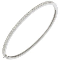 Guest and Philips - D 1ct 35st Set, White Gold - 9ct Bangle 09BADI82419