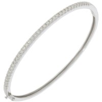 Guest and Philips - D 1ct 35st Set, White Gold - 9ct Bangle 09BADI82419